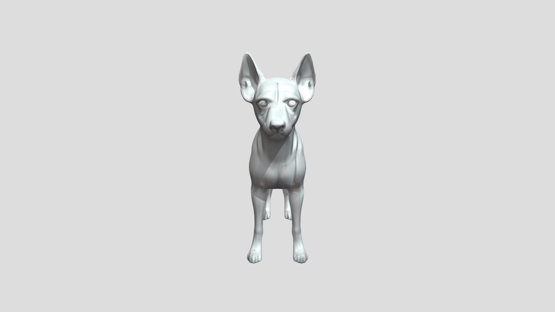 statue of a dog - 3D model by josete79penas [6e27b88] - Sketchfab