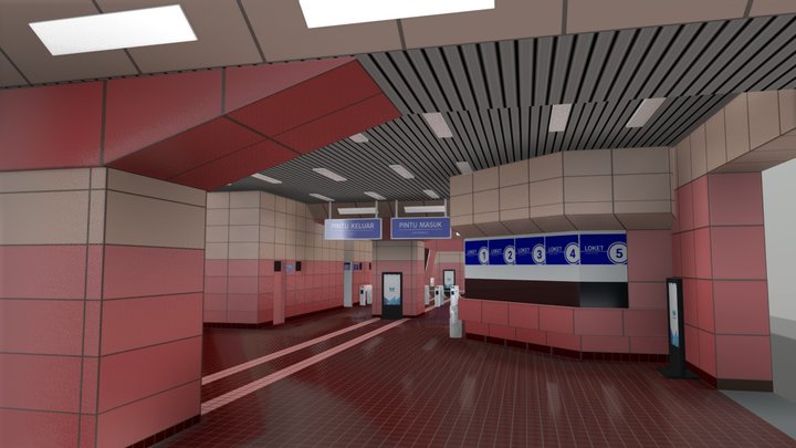 Stasiun Jayakarta 3D Model