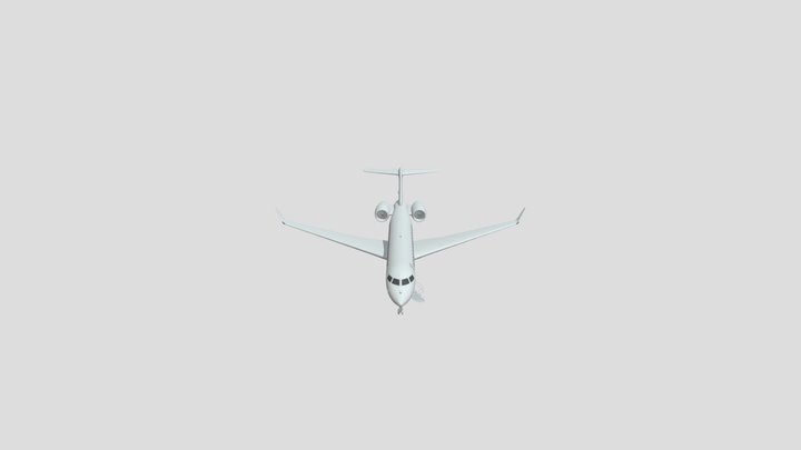 Bombardier_ Global_7500_with_ Interior_RIG_fbx 3D Model