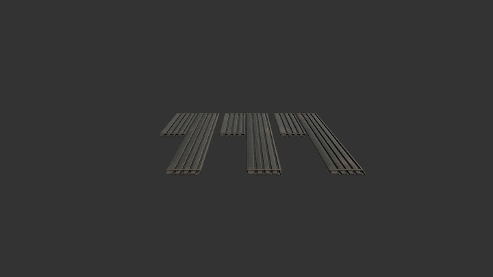 M8A1 small rust and dirt (3 variants) 3D Model