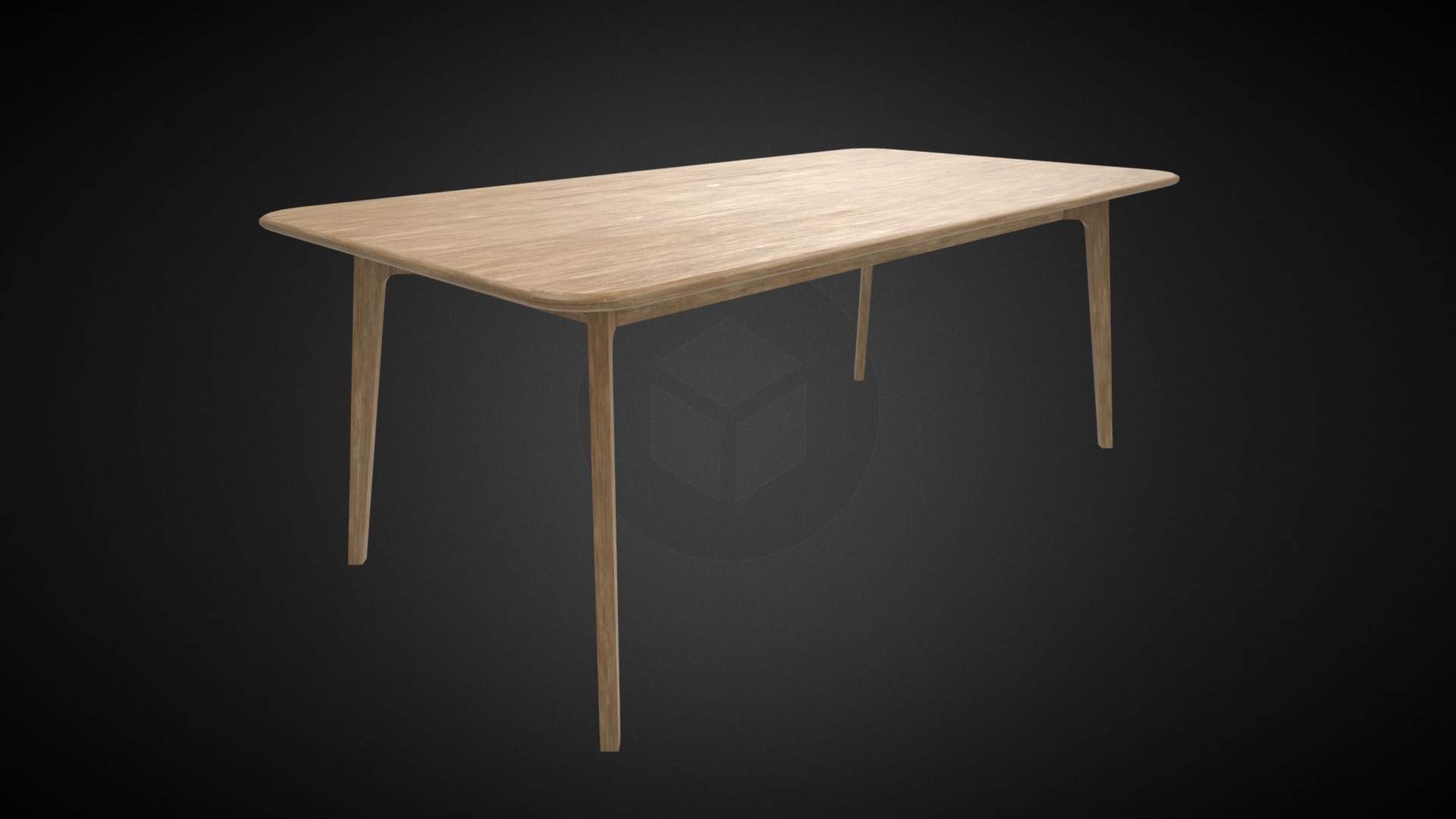 3D model Table002 - This is a 3D model of the Table002. The 3D model is about a table with a glass top.