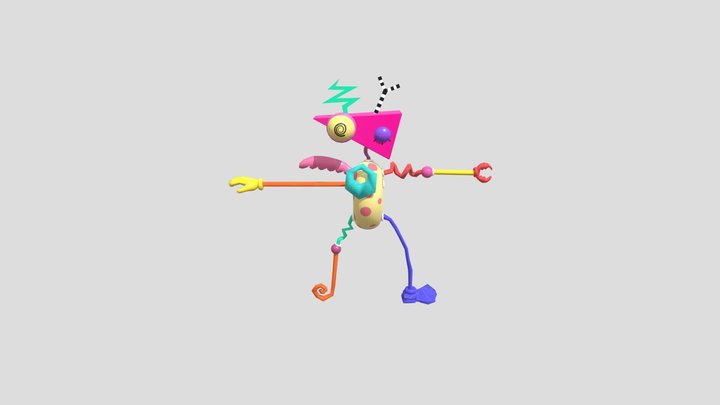 TADC Zooble rigged 3D Model