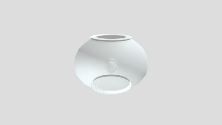 clear fish and bowl 3D Model