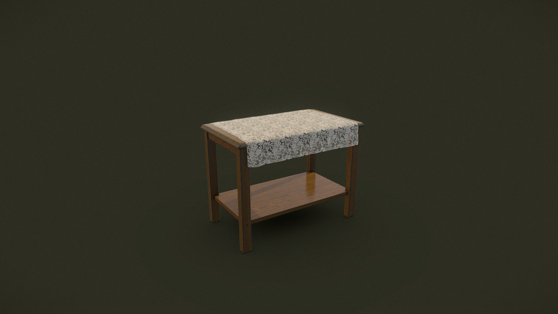 Wood Tea Table 1