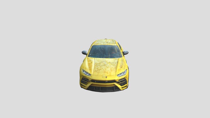 Lamborghini Urus - NPC Vehicle Yellow - Dust 3D Model