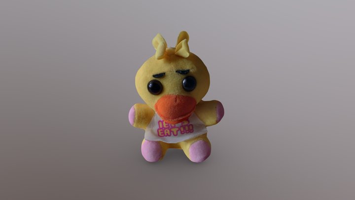 Chica plush 3D Model