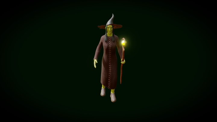 Witch 3D Model