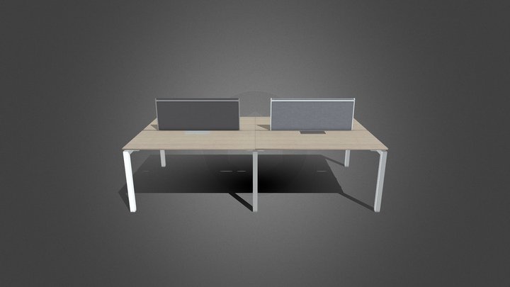 Train Workstation Max 2013 3D Model