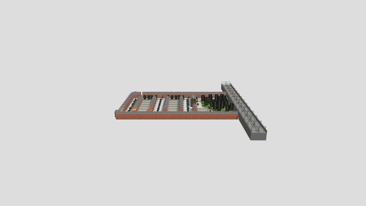 Psx Style Steet base 3D Model