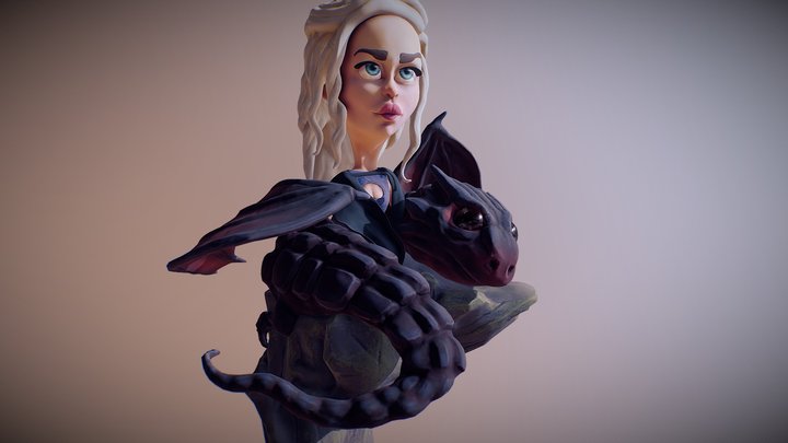 Dragon queen 3D Model