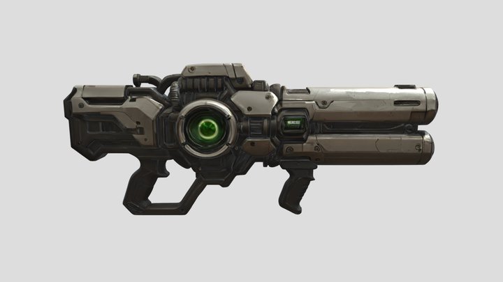 BFG - Bio Force Gun Concept 3D Model