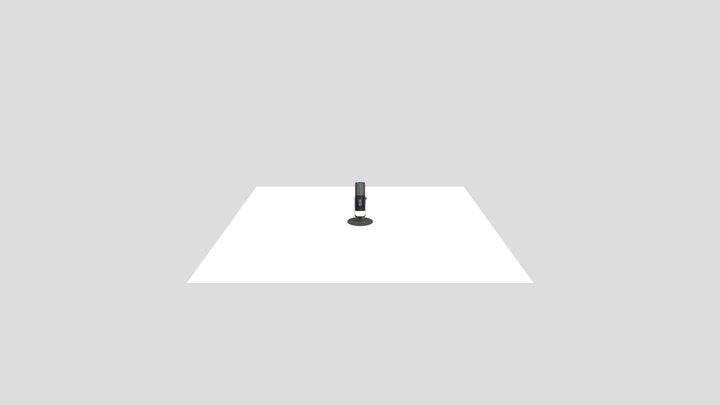 gaming microphone 3D model 3D Model