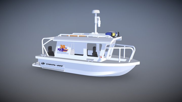 boat_siberia_600 3D Model