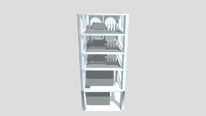 server stack 3D Model