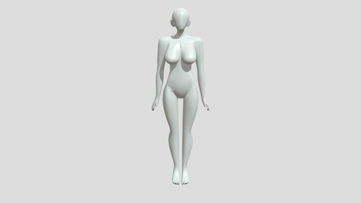 3D Drawing Figure (Kanta077) 3D Model