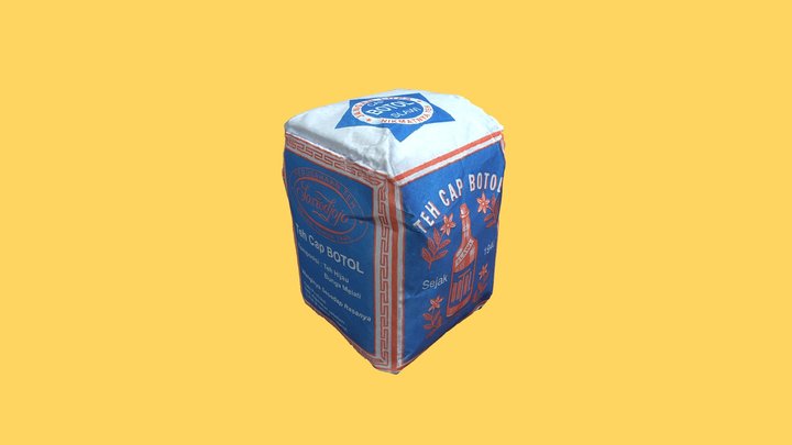 TEH CAP BOTOL 3D Model