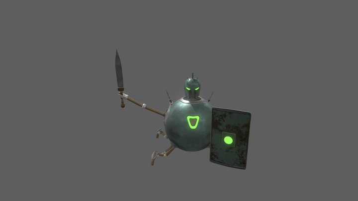 Robot Guardián 3D Model