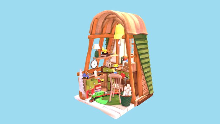 DAE Crib - The Munk's Mice Paradise 3D Model