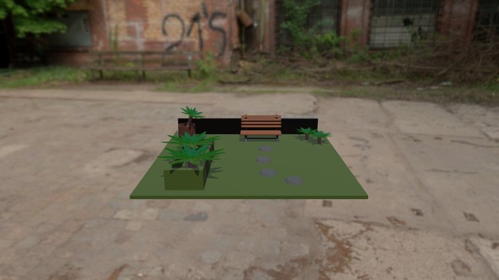 Roof_Garden_Example 3D Model