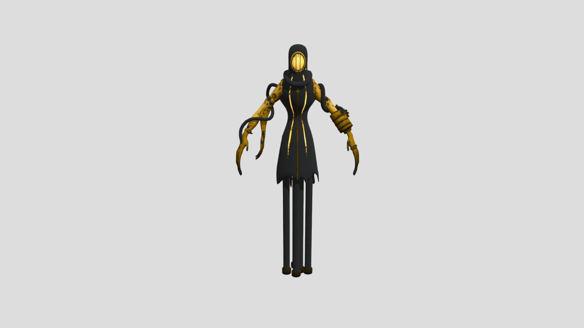 Bendy And The Dark Revival - Keeper - 3D model by ThatABNORMALGal