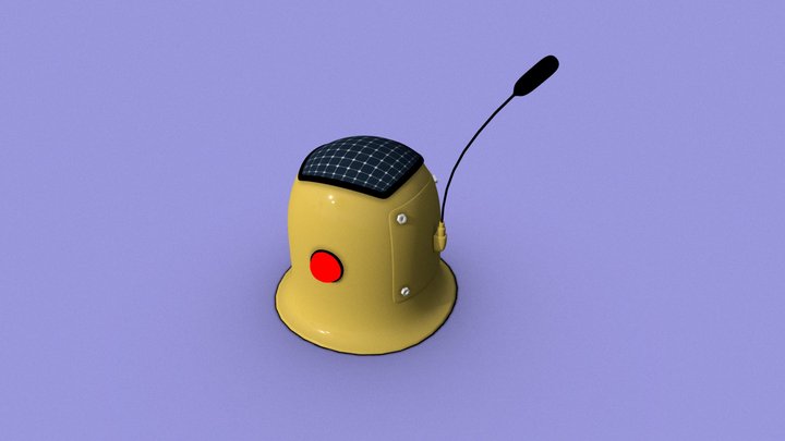 lora satellite transceiver gateway buoy 3D Model