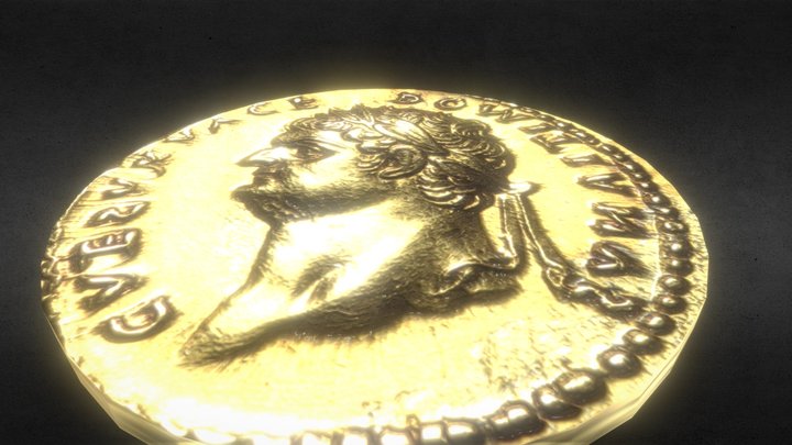 Roman coin 3D Model