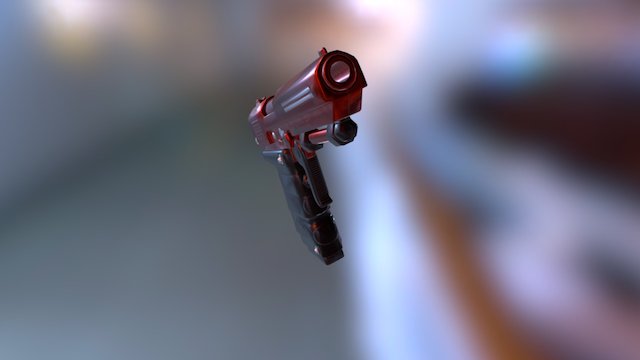 The Baron - A Semi-Pistol Skin for Rust 3D Model