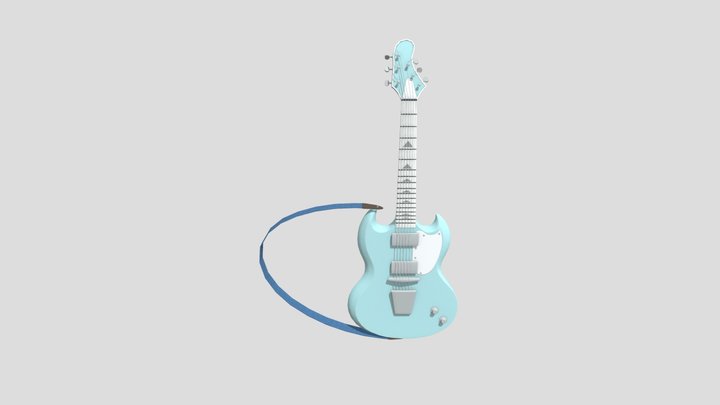 Guitar 3D Model