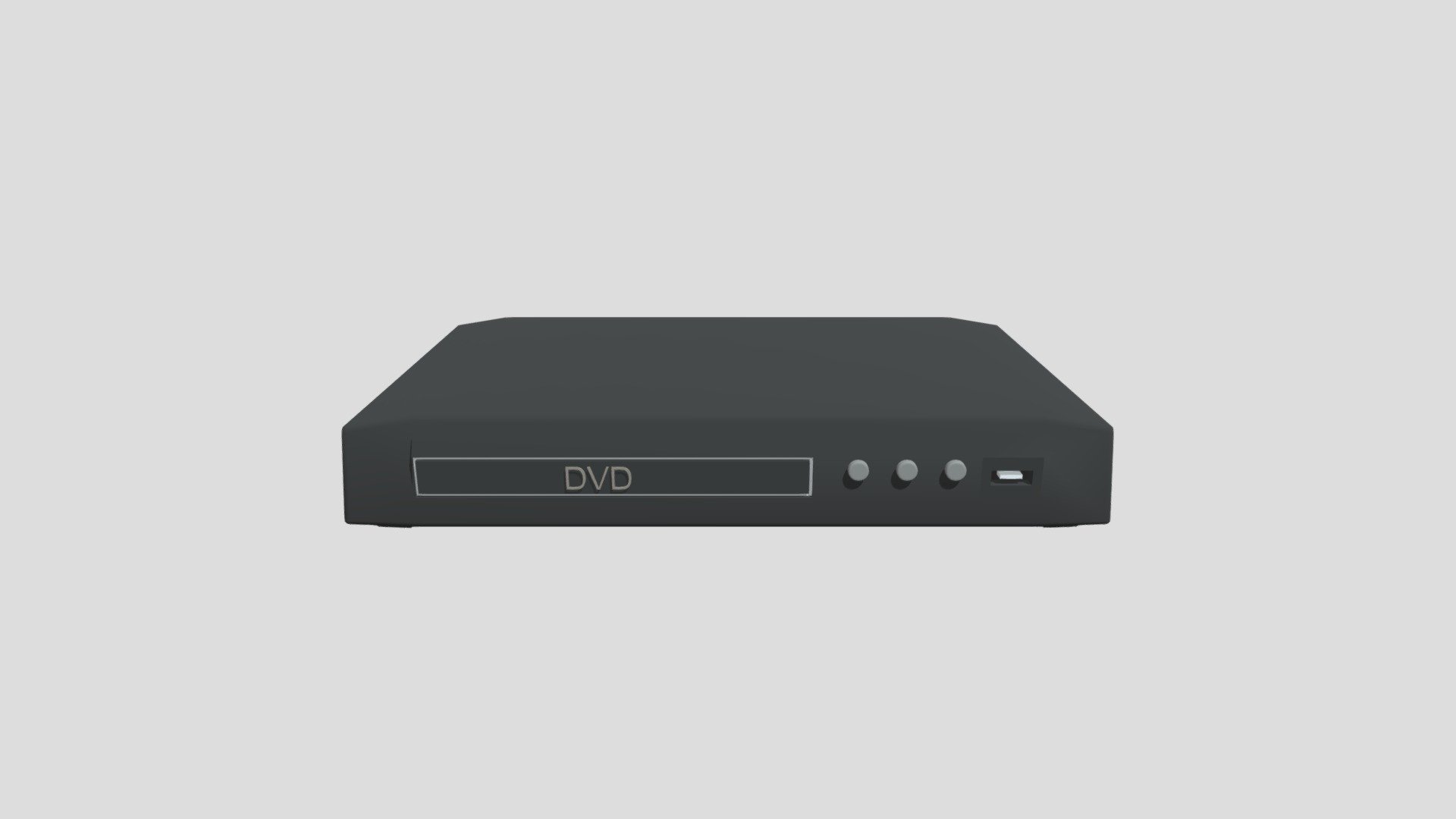 Dvd player from Poly by Google Download Free 3D model by IronEqual
