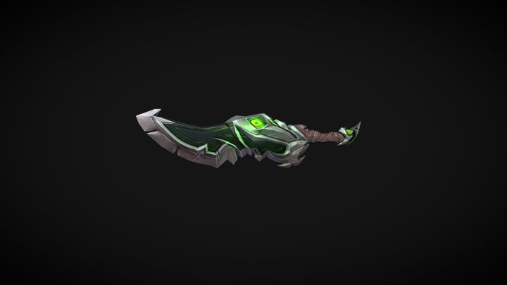 Snake Dagger 3D Model