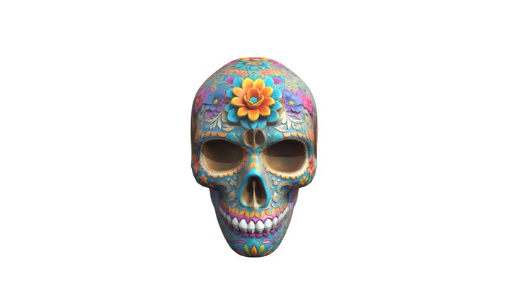 3D Model of Calaveras de Azucar 3D Model