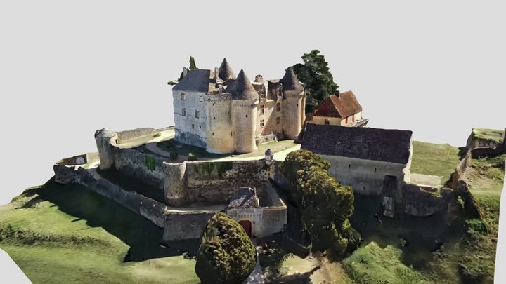 Chateau Fenelon - Dordogne 3D Model