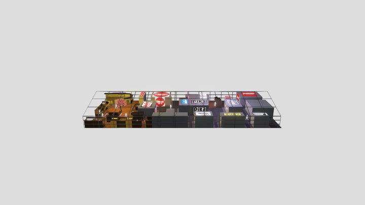 Manga city Angoulême 3D Model