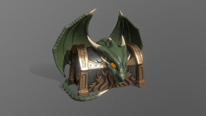The Dragon Chest 3D Model