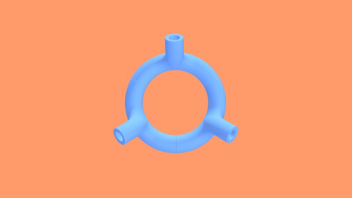 bold modular circle 3D Model