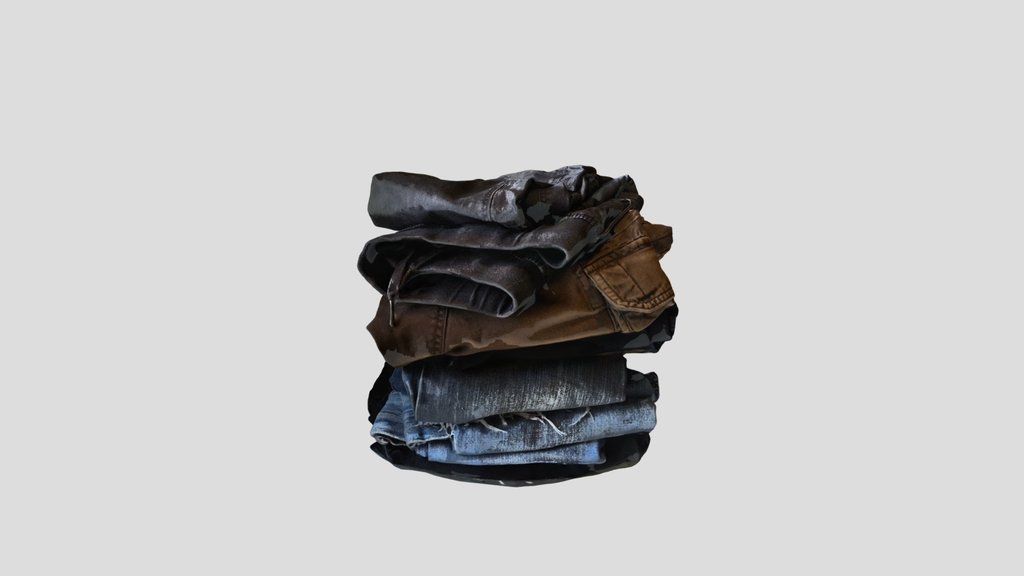Block Of Cloth Trousers Pants Photoscan