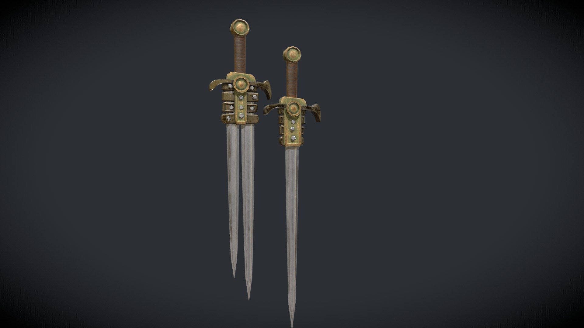 Double blade sword. Part 5 - Buy Royalty Free 3D model by Shamankun ...