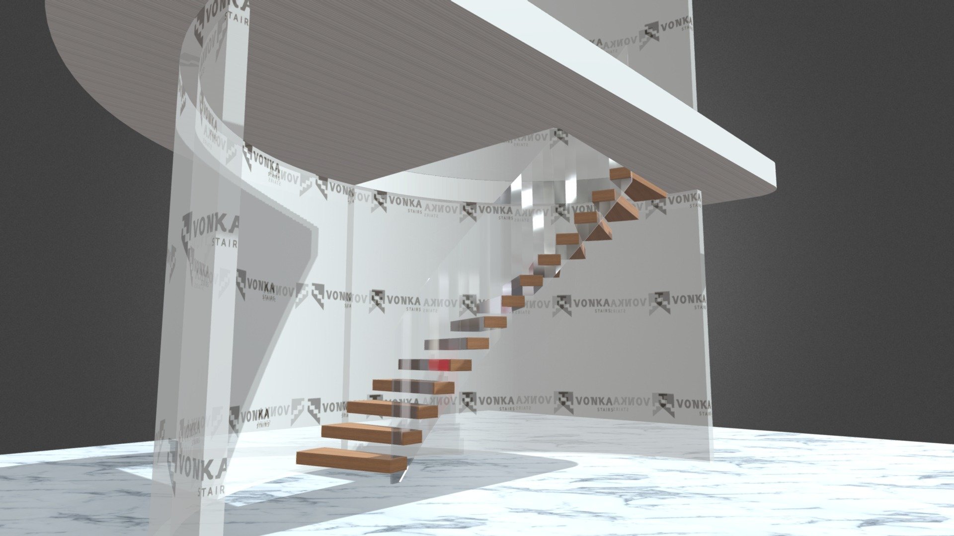 Brown V3 - Download Free 3D model by Arek @ Vonka Stairs (@A.Vonka ...