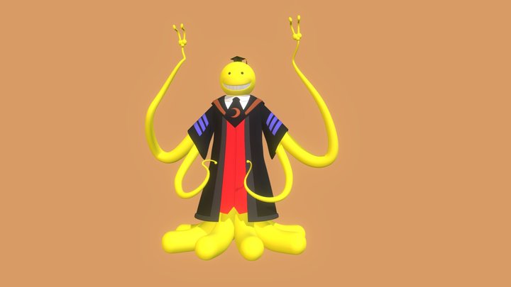 Octopus sensei 3D Model