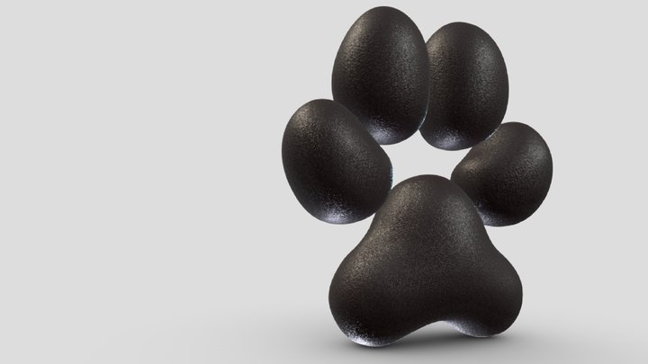 Wolf Pawpads 3D Model