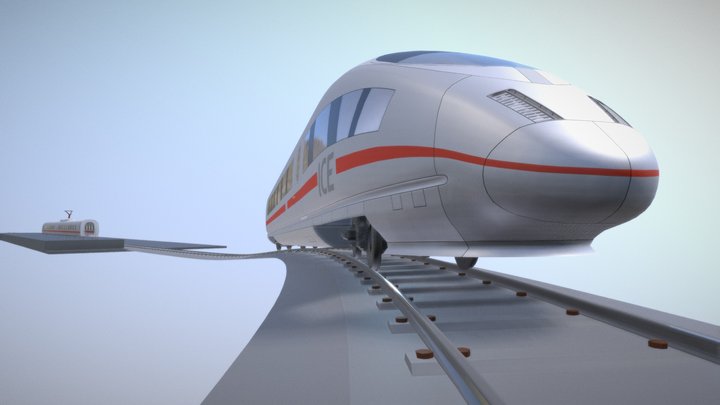 High-speed-train 3D models - Sketchfab