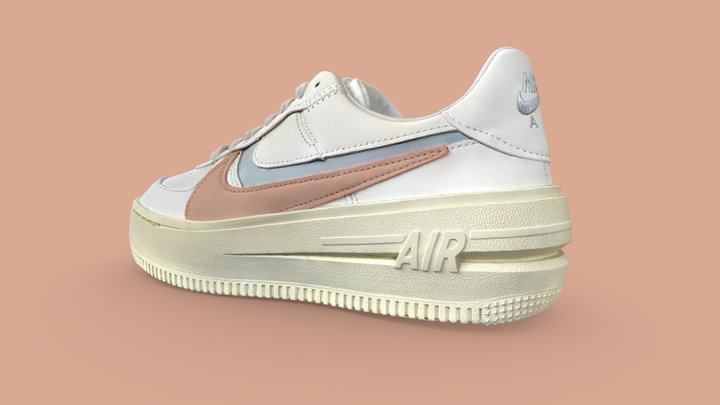 TÊNIS NIKE AIR FORCE 1 PLT.AF.ORM FEMININO 3D Model