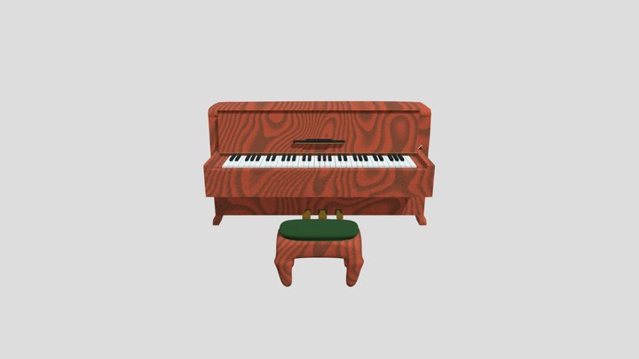 пианино – Free 3D Model STL