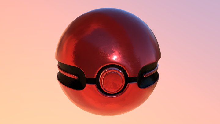 Cherish Ball (Pokémon) 3D Model