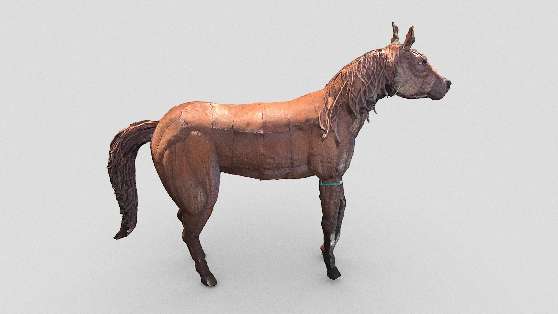 Metal horse