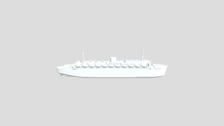 MV Wilhelm Gustloff v3 ww2 – Free 3D Model STL