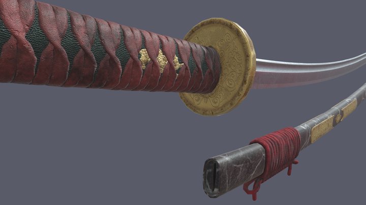 Lion's Katana 3D Model