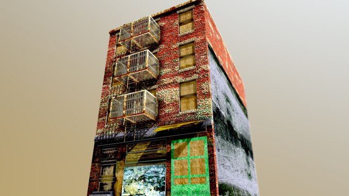 Realistic building – Modello 3D gratuito STL