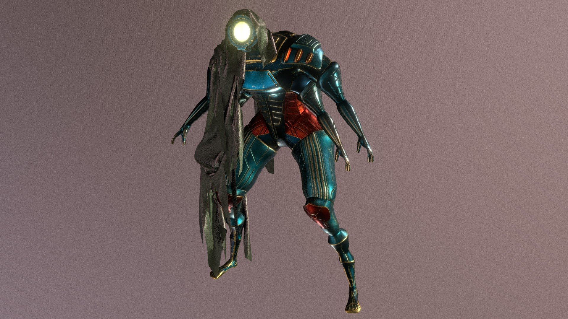 Steam Cyborg Concept - 3D model by MOSS (@j.mosss1996) [6e3ef63 ...