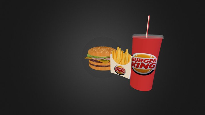 BurgerKing BigKing Extra 3D Model